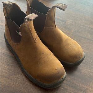 Blundstone 164 Safety CSA Saddle Brown men’s 6.5, ladies 8.5